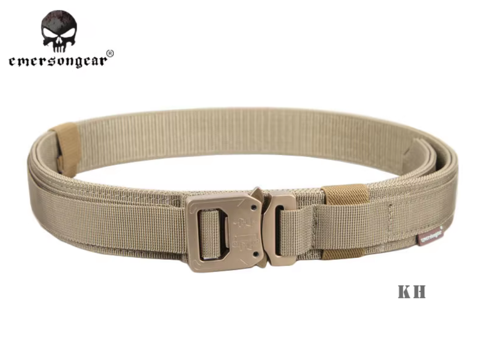 Emerson Cordura Hard 1.5" Inch Combat Shooter Belt Khaki KH