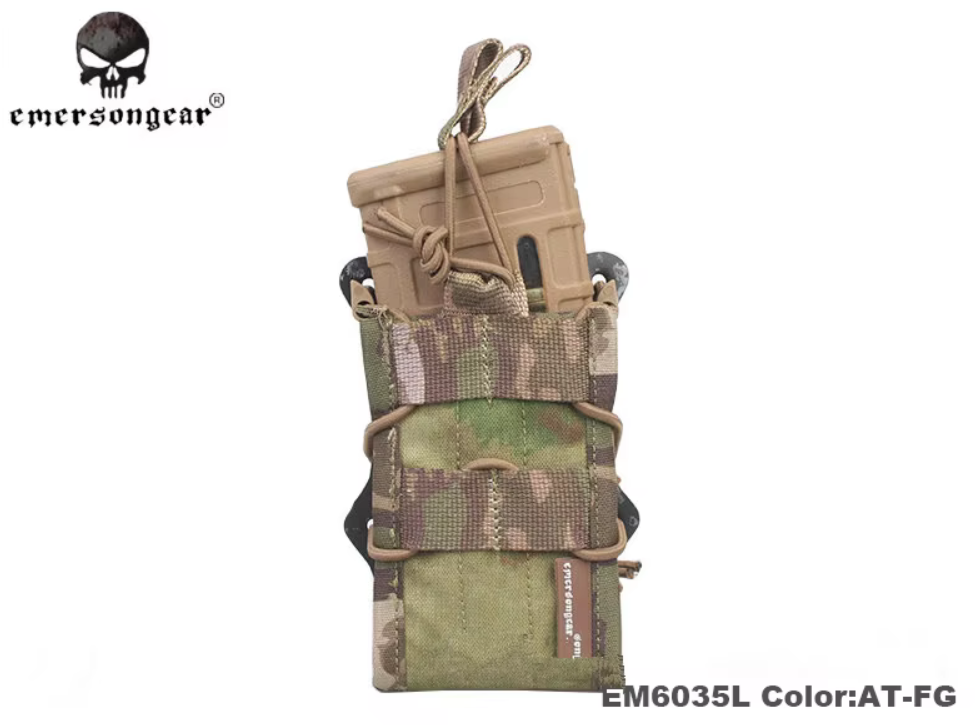 EMERSONGEAR Tactical Double Modular Rifle Mag MOLLE Pouch AT-FG