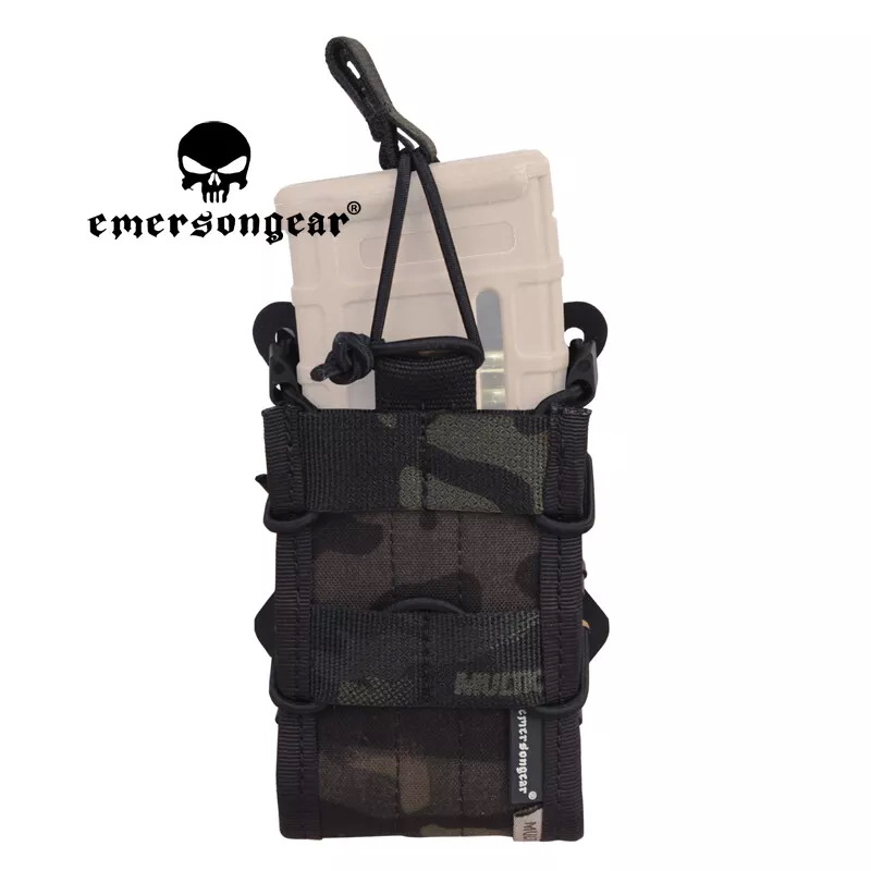 EMERSONGEAR Tactical Double Modular Rifle Mag MOLLE Pouch MCBK