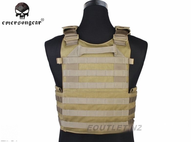 EMERSON 6094K Tactical Plate Carrier Vest CB KH Khaki