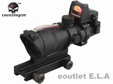 EMERSON ACOG Style 4x32 Red Fiber Scope with RM Style Sight