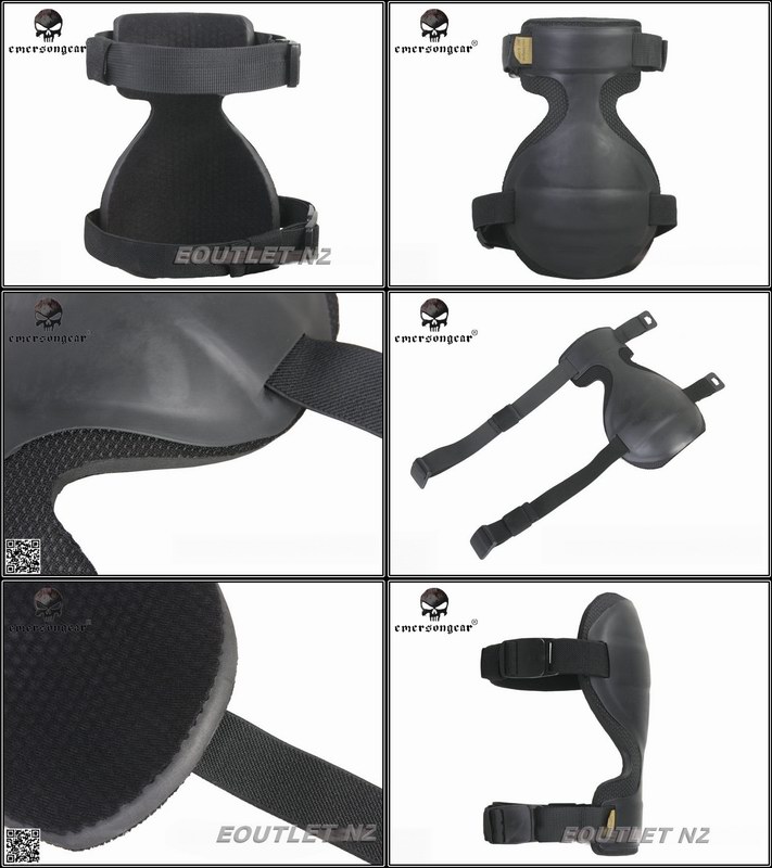 Emerson ARC Style Tactical Military Kneepads & For Airsoft BK