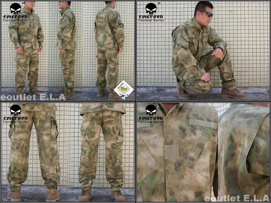 Emerson Tactical Combat Uniform BDU A-TACS FG Size: S