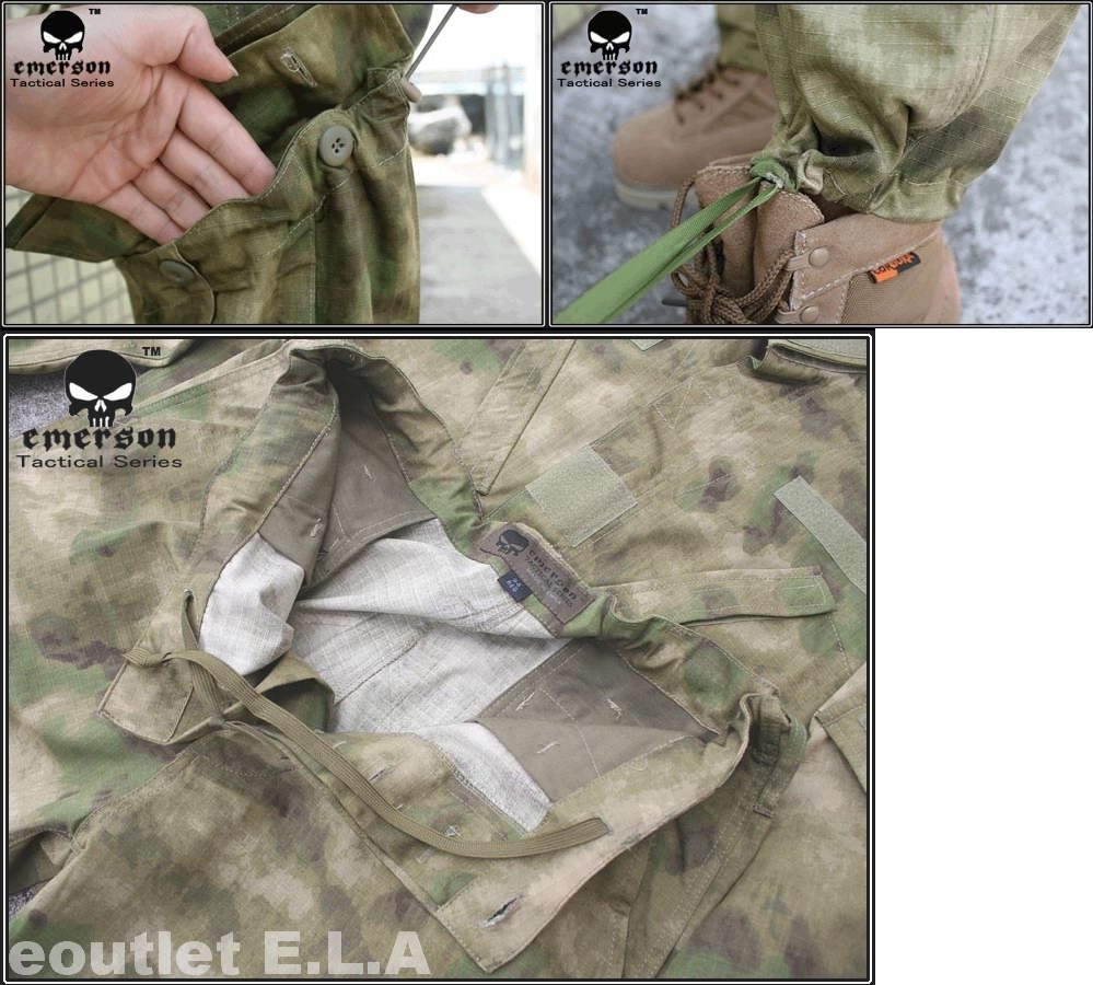 Emerson Tactical Combat Uniform BDU A-TACS FG Size: S