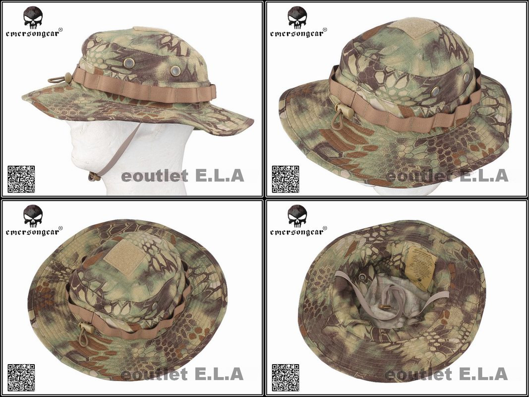 Emerson Battle Rip Stop Boonie Hat MANDRAKE
