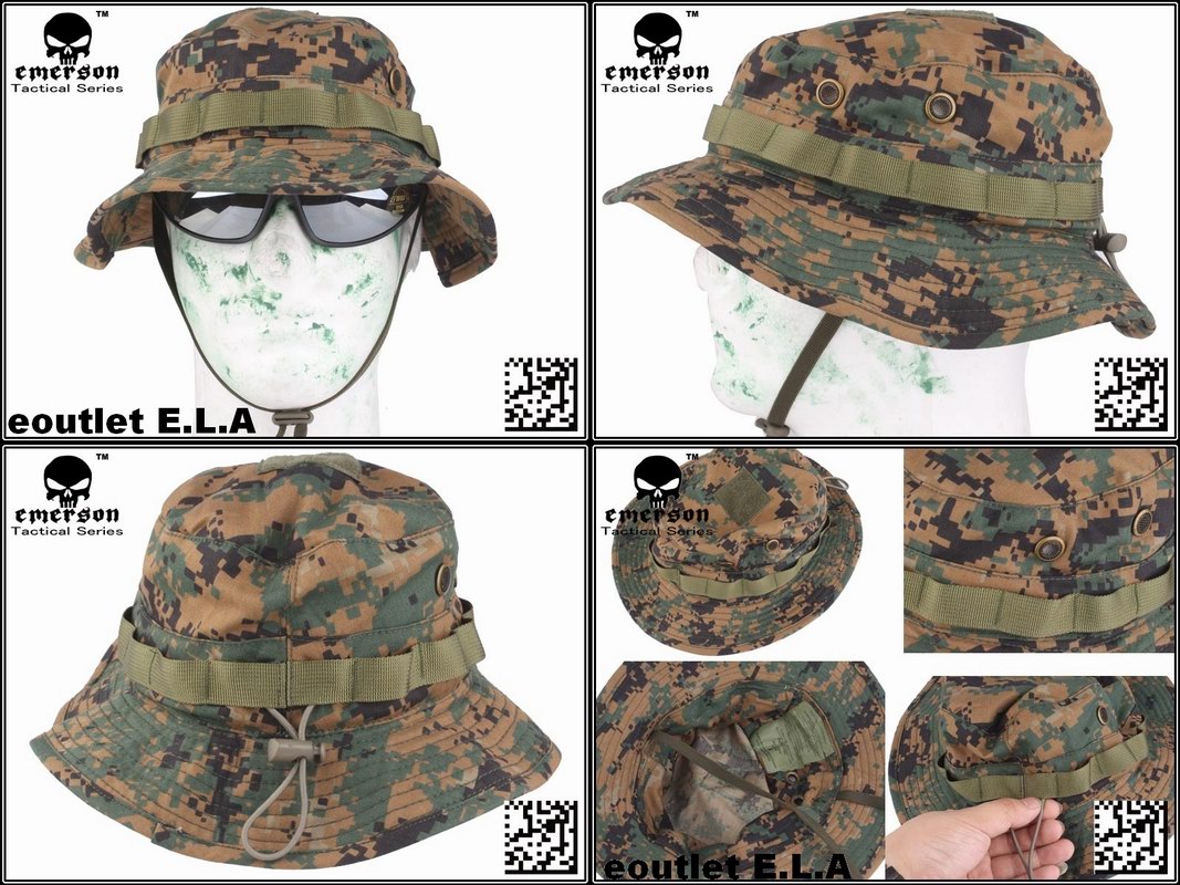 Emerson Battle Rip Stop Boonie Hat D.WOOD