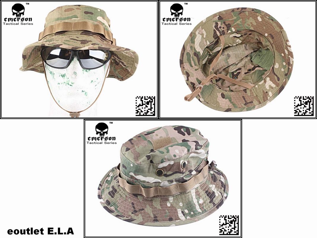 Emerson Battle Rip Stop Boonie Hat Multicam New Batch