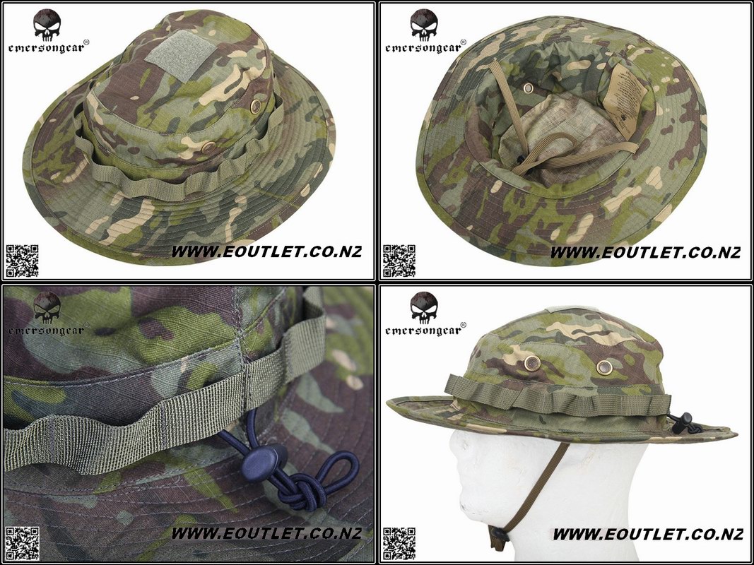 EMERSON Battle Rip Stop Boonie Hat MULTICAM TROPIC