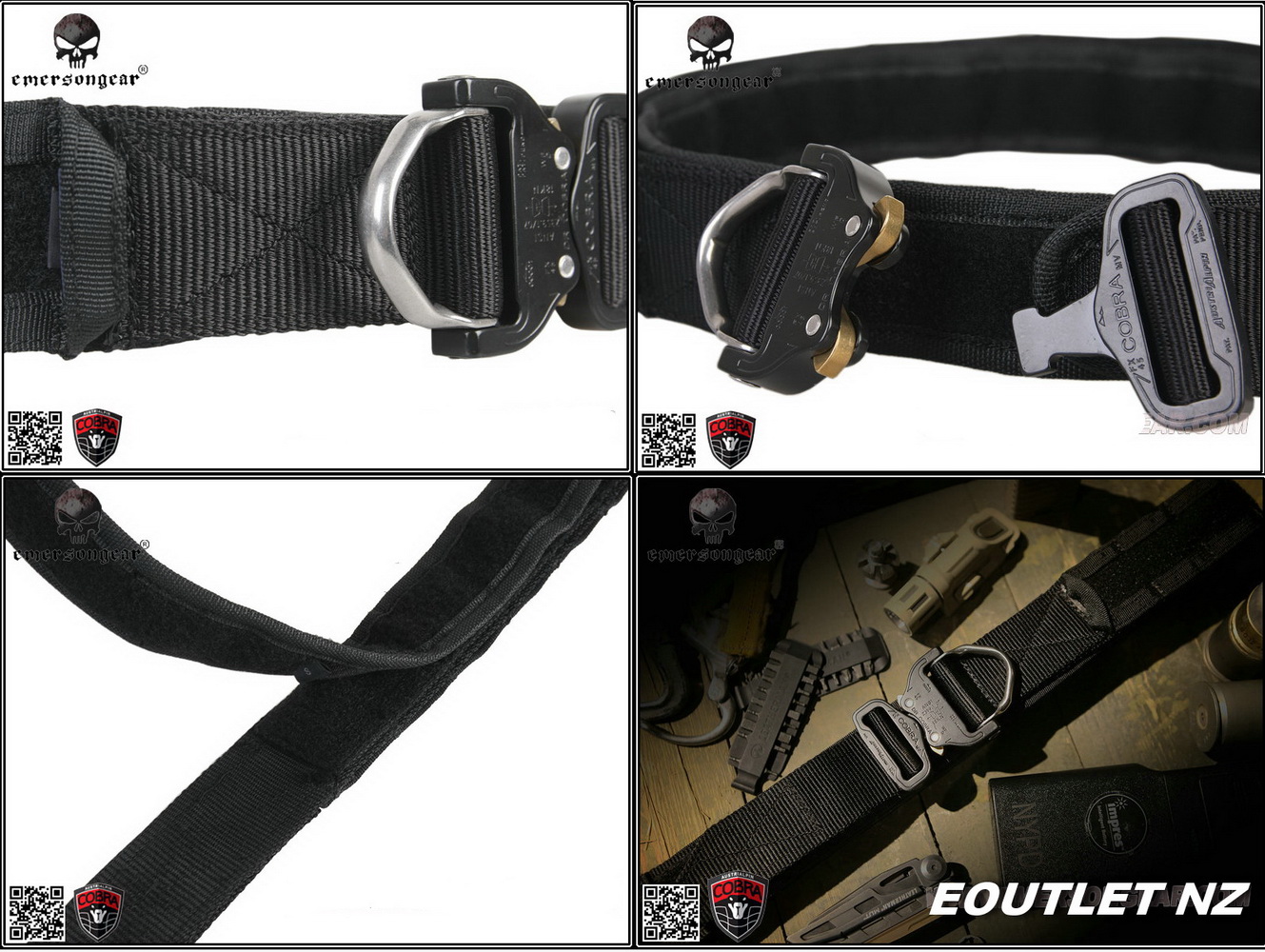 EmersonGear COBRA 1.75-2inch One-pcs Combat Belt