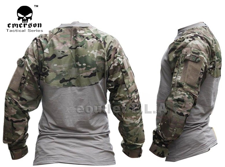 Emerson Tactical Combat Shirt Long Sleeve (Multicam)