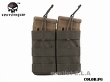 Emerson MOLLE Double Open Top Magazine Pouch FG