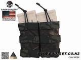 EMERSON MOLLE Double Open Top Magazine Pouch MULTICAM BLACK
