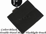 EMERSON SPEED Double Pistol Mag / Flashlight Pouch Black