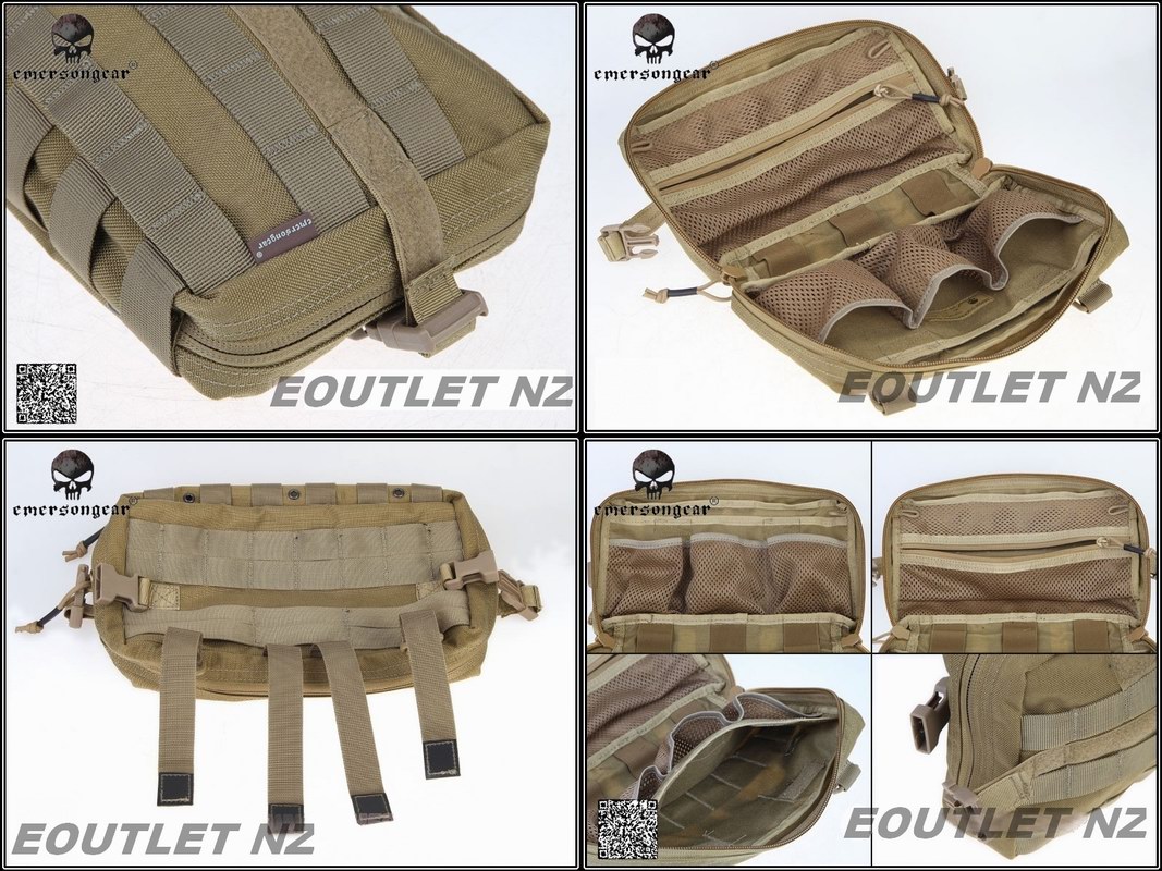 Emerson Tactical EDC Multi-functional Utility Pouch 32X18CM KH