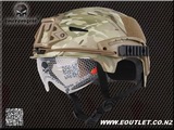 EMERSON EXF BUMP Helmet w/ Flip-Down Visor Multicam