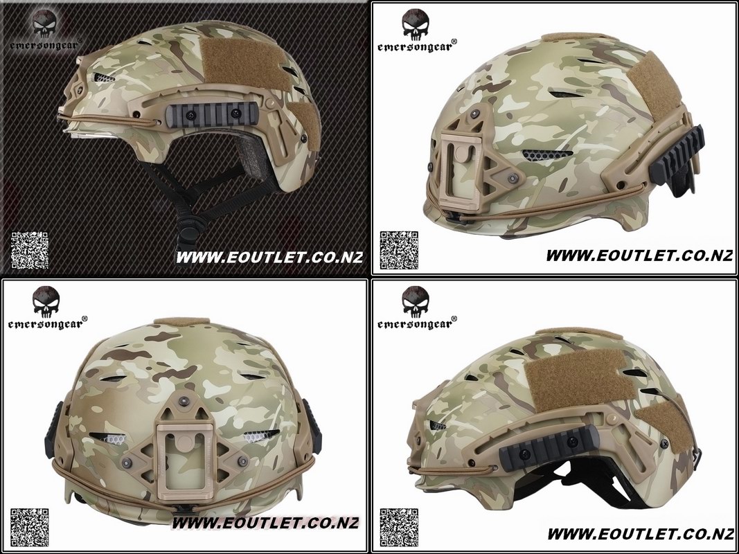 EMERSON EXF BUMP Helmet w/ Flip-Down Visor Multicam