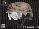 EMERSON EXF BUMP Helmet w/ Flip-Down Visor Navy Seals DE