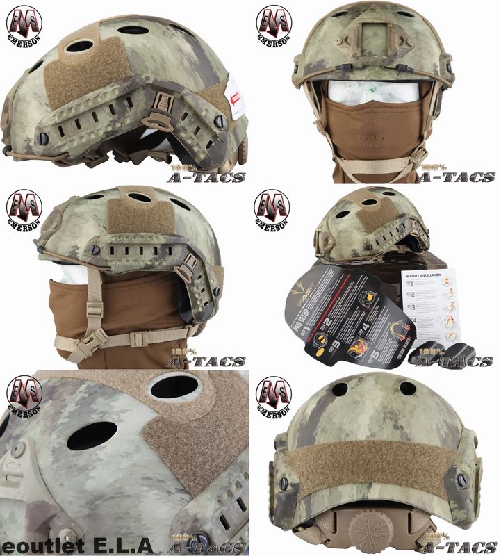 Emerson FAST PJ Carbon Style Helmet A-TACS