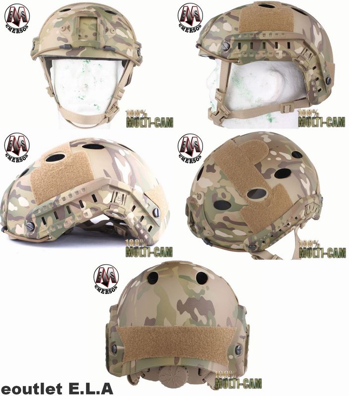 Emerson FAST PJ Carbon Style Helmet MULTICAM