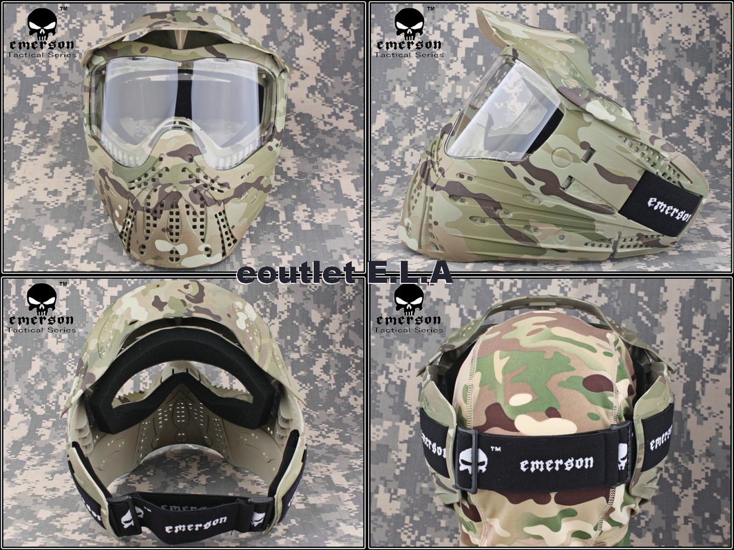 Emerson Anti-Strike Full Face Protection Mask - Multicam