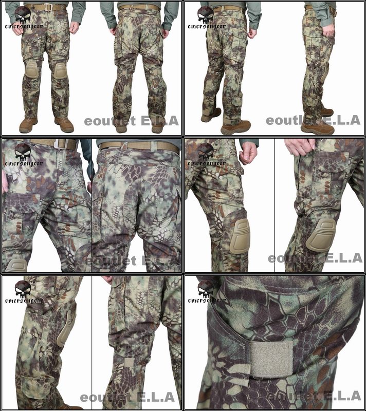 Emerson G3 Tactical Pants w/ Pads MANDRAKE
