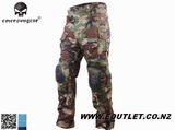 Emerson G3 Tactical Pants w/ Pads (US WOODLAND) S-XXL