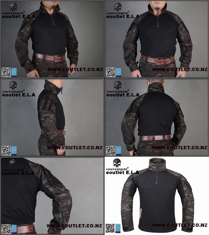 EMERSON G3 Tactical Combat Shirt (MULTICAM BLACK)