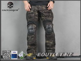 Emerson NEW G3 Tactical Pants w/ Pads (MULTICAM BLACK) S-XXL