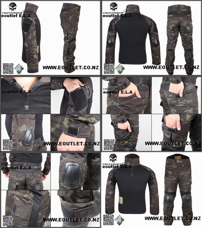 EMERSON Extreme Gen2 Combat BDU Set (MULTICAM BLACK)
