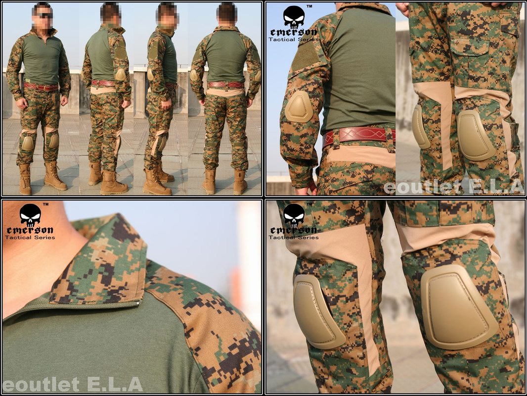 EMERSON Extreme Gen2 Combat BDU (Digital Woodland MARPAT) M