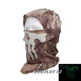 EMERSON GHOST MULTI HOOD SKULL 1 Hole Balaclava Mask GLOW HLD