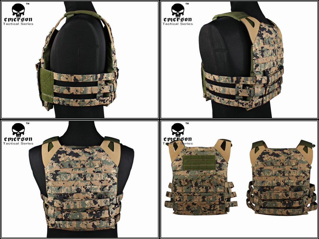 Emerson JPC Jump Plate Carrier Tactical Vest JD