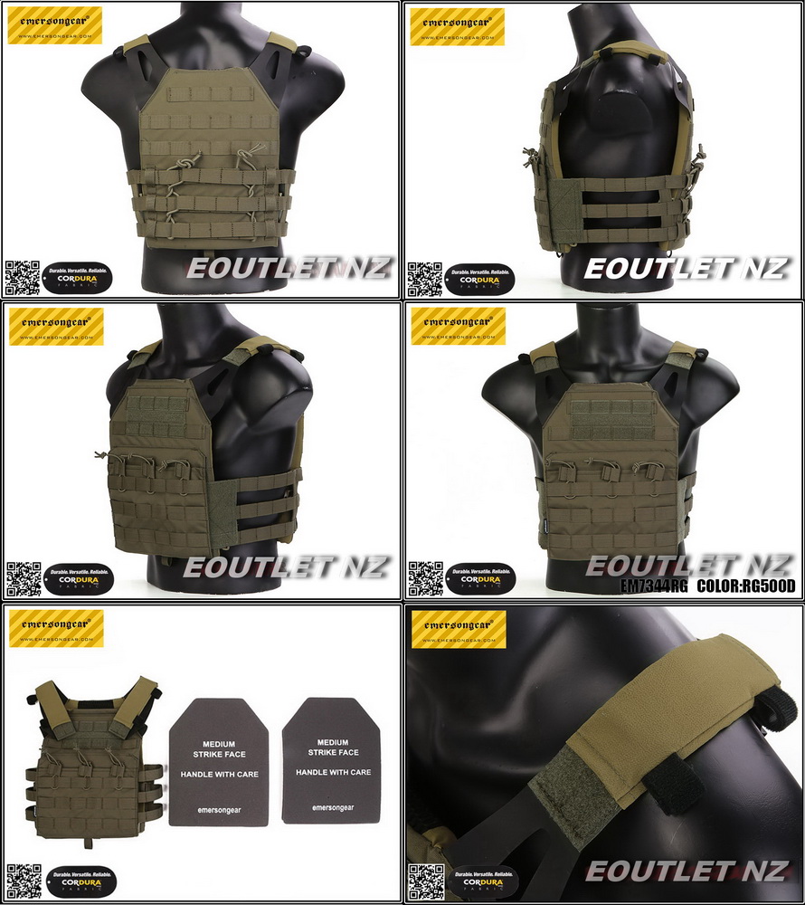 Emerson JPC Jump Plate Carrier Tactical Vest (RG Ranger Green)