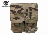 EMERSON Double 5.56 Rifle Magazine MAG MOLLE Pouch MultiCam