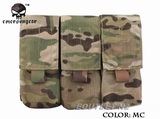 EMERSON Triple 5.56 Rifle Magazine MAG MOLLE Pouch MultiCam
