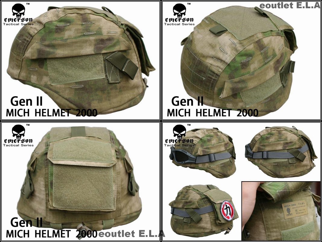 Emerson MICH 2000 Ver.2 Military Helmet Cover AT-FG