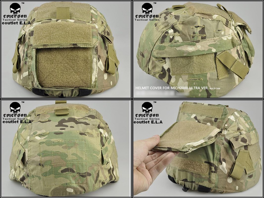 Emerson MICH 2000 Ver.2 Military Helmet Cover Multicam