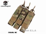 Emerson MOLLE Triple MP7 Open Top Magazine Pouch Multicam
