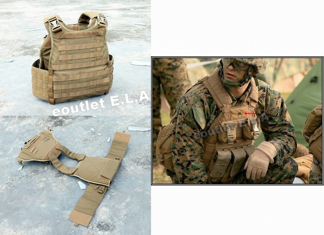 Emerson USMC Style SPC MOLLE Armor Vest CB