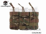 Emerson MOLLE Triple Open Top Magazine Pouch Multicam