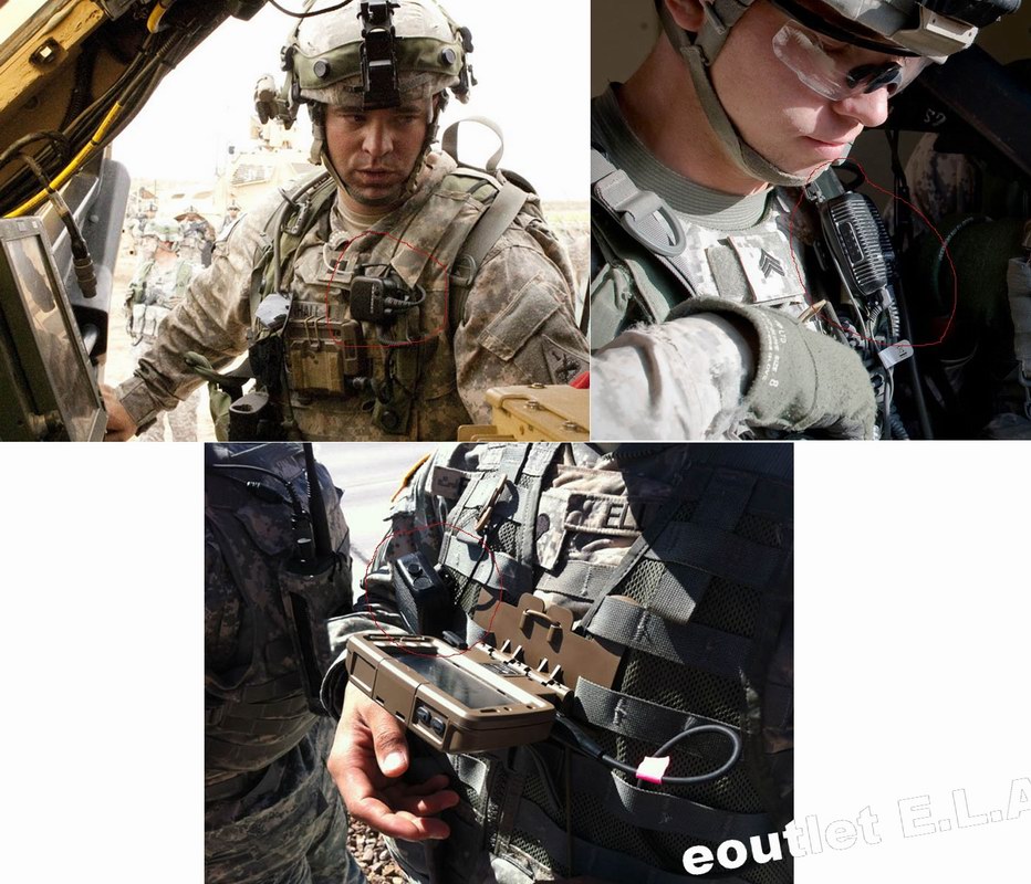 Emersongear Tactical USMC Intercom PTT Radio (Thales style)