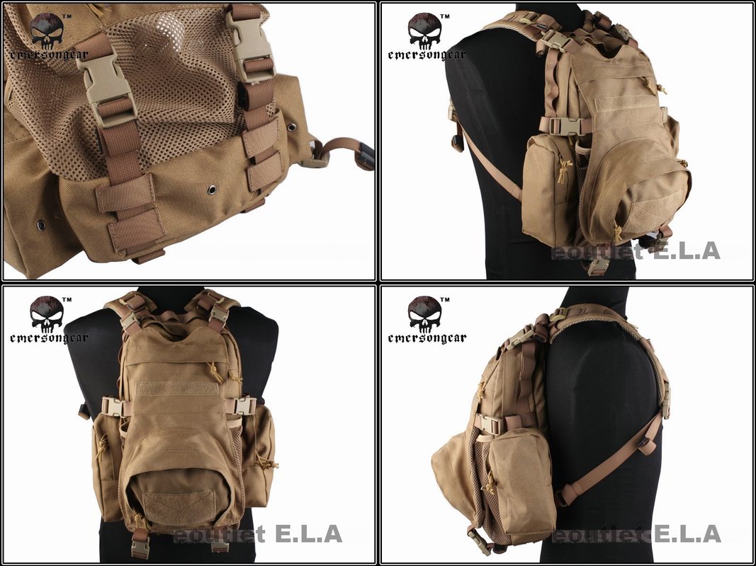 EMERSON Yote Hydration Assault BackPack CB