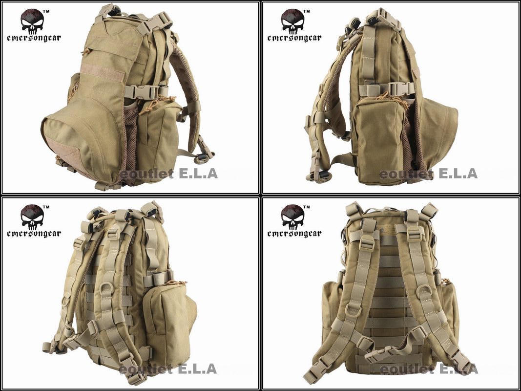 EMERSON Yote Hydration Assault BackPack KH / TAN