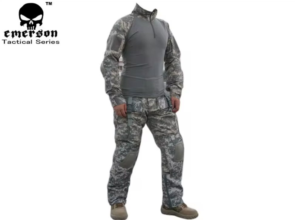 Emerson ACU Combat Uniform Set w/ Pads EXTREME! - XL