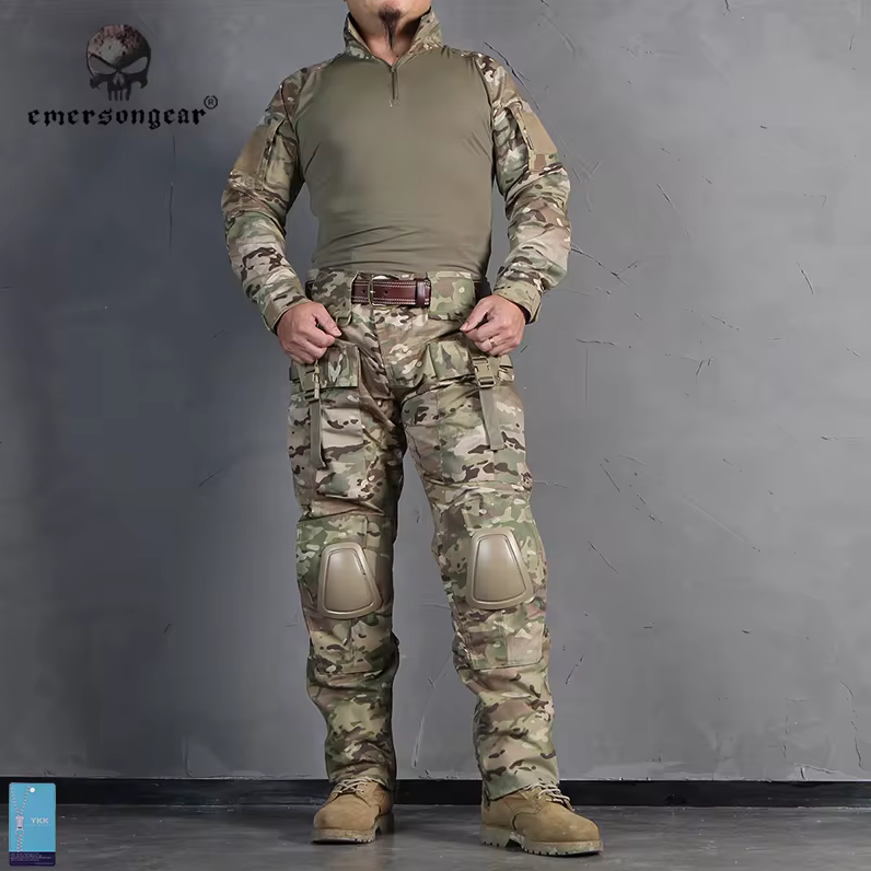 Emerson MULTICAM Combat Uniform Set w/ Pads EXTREME!! (LRG)