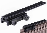 Flattop Riser Scope Mount Base Extended 20mm Picatinny Rail