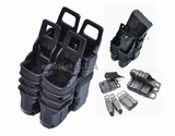 FastMag Combine Pistol+M4 Mag Pouch Set Black