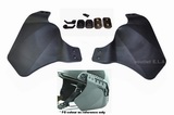 Ear Protect Side Covers for Helmet Rail Black