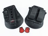 Q.R.2 GLOCK 17/19 RH Pistol & Mag Paddle Holster 2EVO