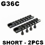 G36C Picatinny RIS RAS 20mm Short Rail - 2pcs set